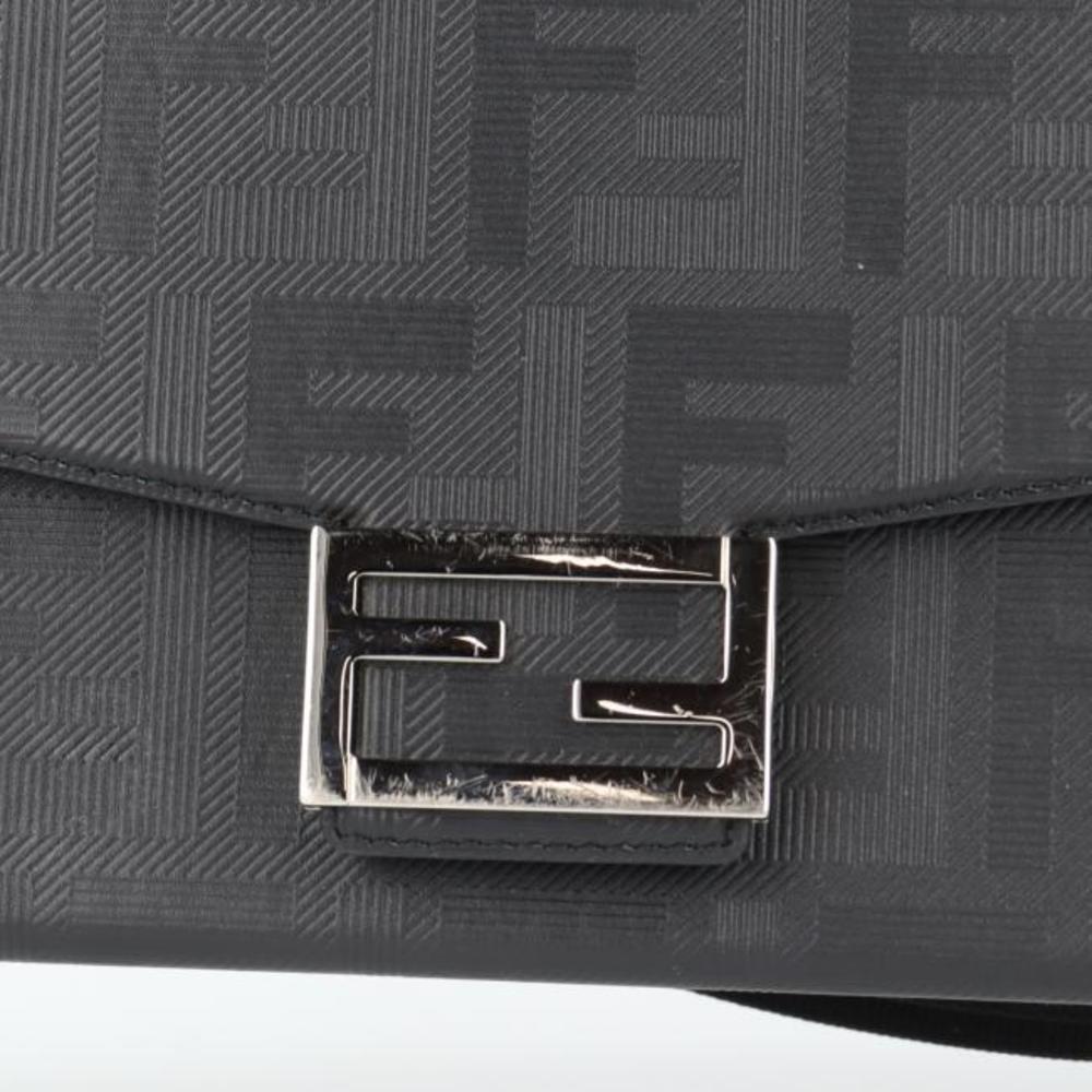 Fendi Soft Trunk 2way Zucca Pattern Shoulder Black - image 6
